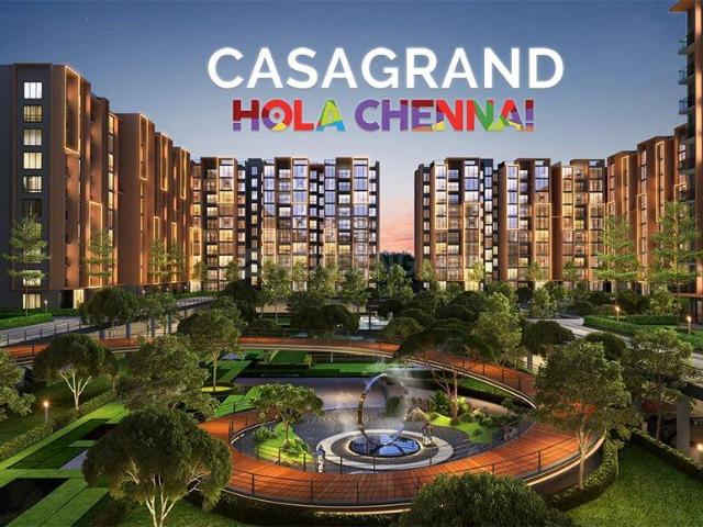 3 BHK Apartment in Sholinganallur for resale Chennai. The reference number is 19553003