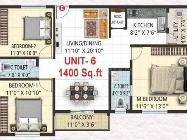 3 BHK Apartment in Subramanyapura for resale Bengaluru. The reference number is 16719427