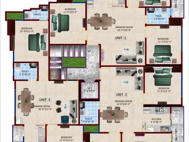 3 BHK Apartment in Sultanpur for resale New Delhi. The reference number is 20666250