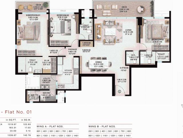 3 BHK Apartment in Powai for resale Mumbai. The reference number is 20547530