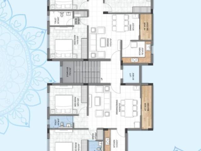 3 BHK Apartment in Patia for resale Bhubaneswar. The reference number is 16708156