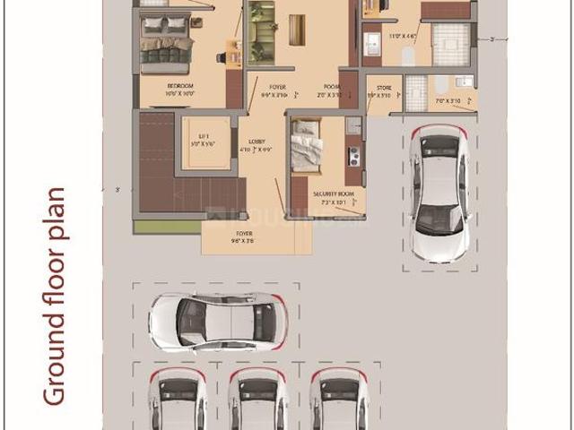 3 BHK Apartment in Palavakkam, Sholinganallur for resale Chennai. The reference number is 17645418