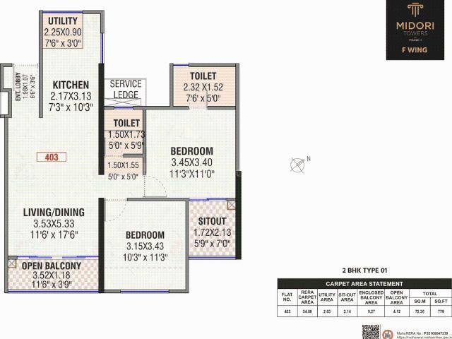 3 BHK Apartment in Pimple Nilakh for resale Pune. The reference number is 17895303