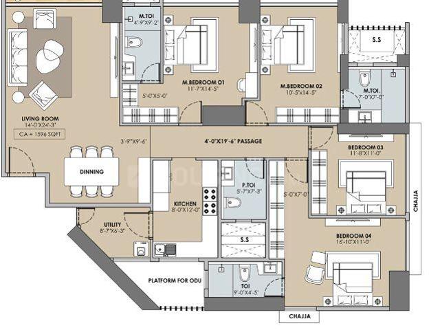 3 BHK Apartment in Worli for resale Mumbai. The reference number is 18415728