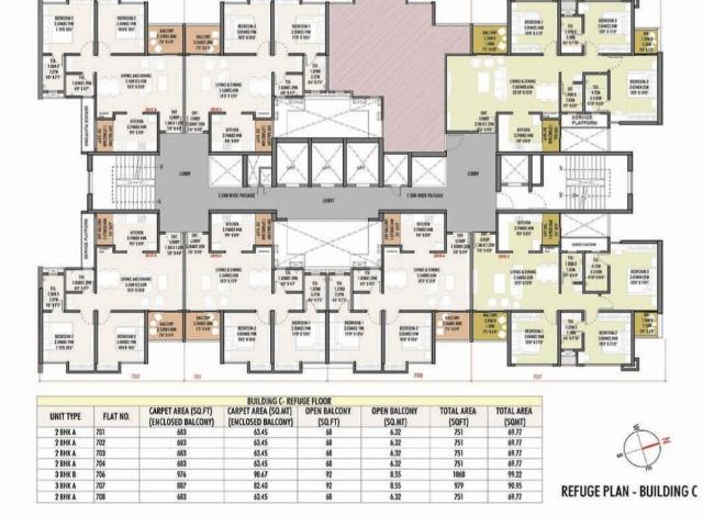 3 BHK Apartment in Tathawade for resale Pune. The reference number is 19699172