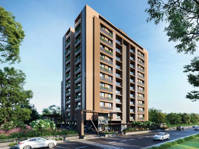 3 BHK Apartment in Vaishno Devi Circle for rent Ahmedabad. The reference number is 18878971