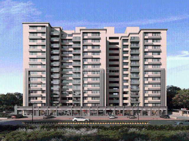 3 BHK Apartment in Vaishno Devi Circle for rent Ahmedabad. The reference number is 20455336