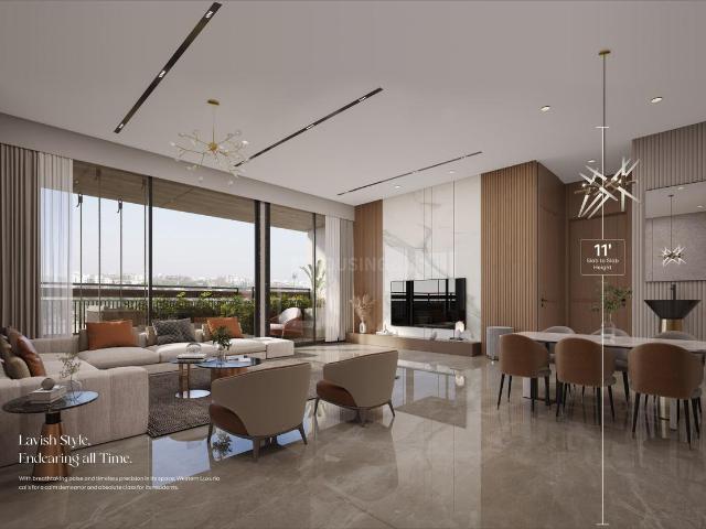 3 BHK Apartment in Vaishno Devi Circle for resale Ahmedabad. The reference number is 20179234