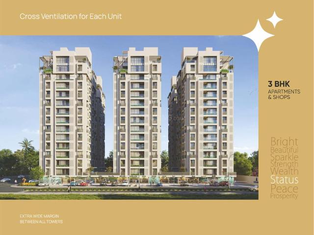 3 BHK Apartment in Vaishno Devi Circle for resale Ahmedabad. The reference number is 20969713