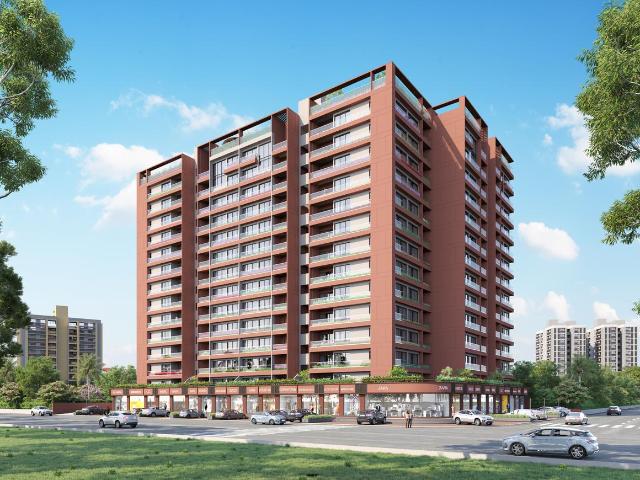 3 BHK Apartment in Vaishno Devi Circle for resale Ahmedabad. The reference number is 20913365