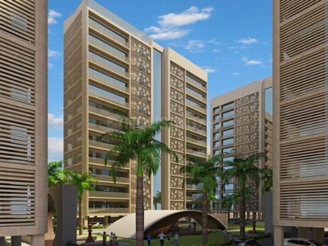 3 BHK Apartment in Vesu for rent Surat. The reference number is 20213371