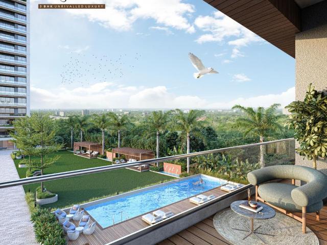 3 BHK Apartment in Vesu for resale Surat. The reference number is 14609680