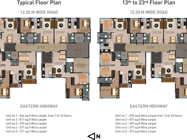 3 BHK Apartment in Vikhroli East for resale Mumbai. The reference number is 15099847