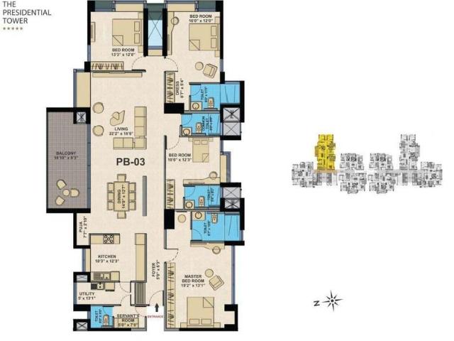 3 BHK Apartment in Yeswanthpur for resale Tumkur Road. The reference number is 17555192