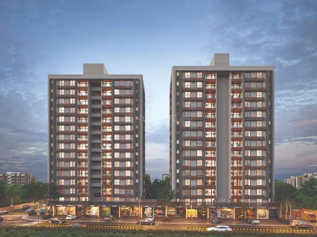3 BHK Apartment in Zundal for resale Ahmedabad. The reference number is 19999788