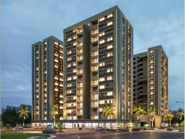 3 BHK Apartment in Zundal for resale Ahmedabad. The reference number is 10802239