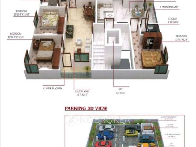 3 BHK Flat In Madni Fortune For Sale In Vanasthalipuram