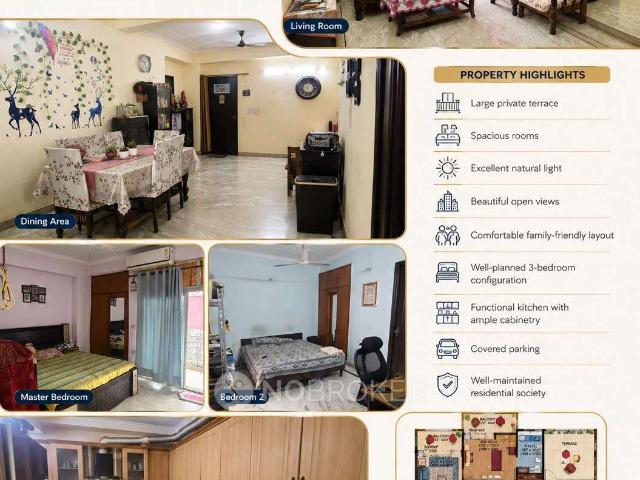 3 BHK Flat In Mahagun Mansion for Rent In Mahagun Mansion