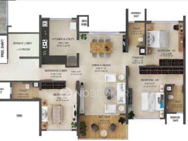 3 BHK Flat In Majestique Ornate For Sale In The Ornate
