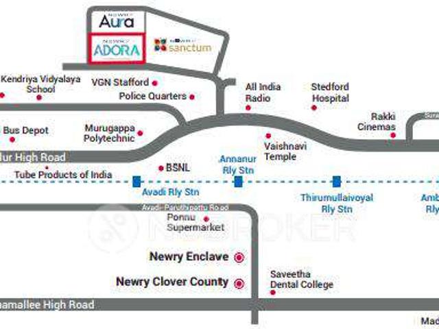 3 BHK Flat In Newry Adora For Sale In Thirumullaivoyal