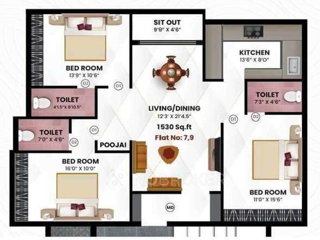 3 BHK Flat In Nexa Asta For Sale In Mogappair