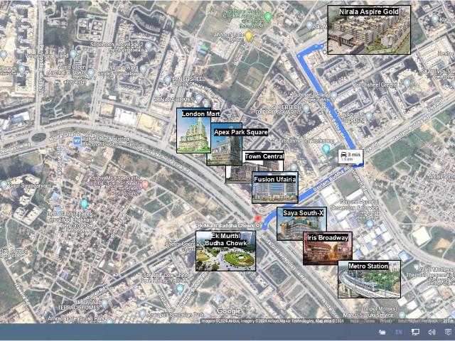 3 BHK Flat In Nirala Aspire Low Rise For Sale In Panchsheel Greens 2
