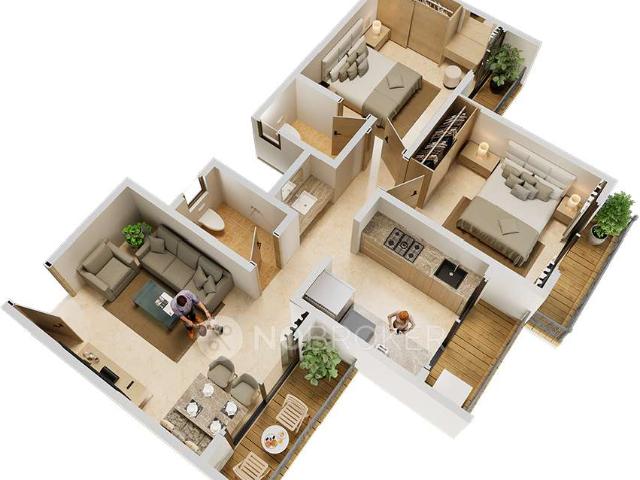3 BHK Flat In Nirvana Gardens For Sale In Kalyan West