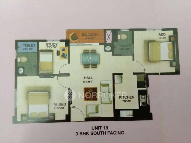 3 BHK Flat In Amarprakash Temple Wave For Sale In Kundrathur