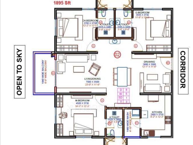 3 BHK Flat In Ananda The Drizzle, Narsingi For Sale In Narsingi