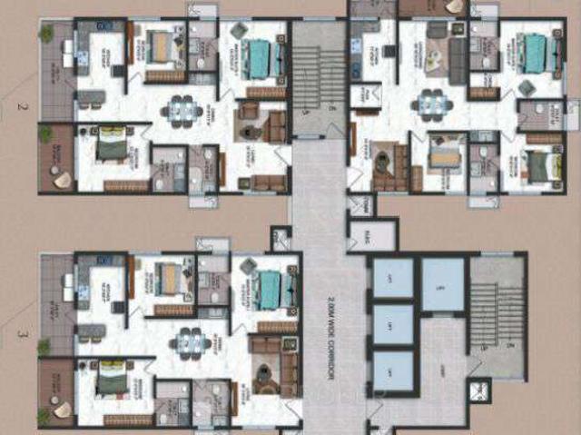 3 BHK Flat In Candeur Crescent For Sale In Candeur Crescent