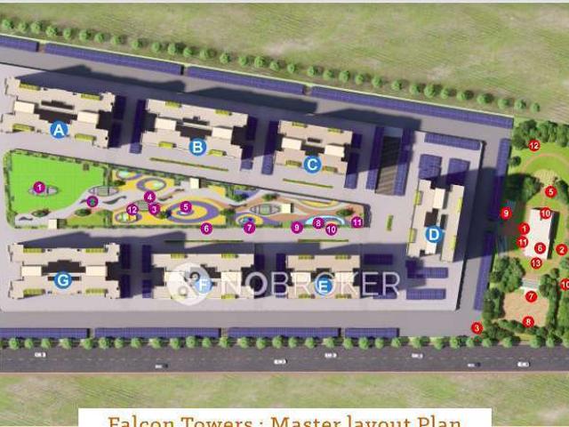 3 BHK Flat In Falcon Tower At Riverview City For Sale In Loni Kalbhor