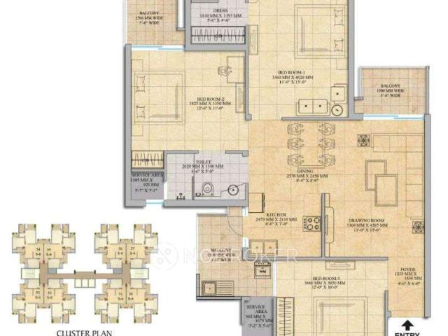 2 BHK Flat In Gaur Saundaryam For Sale In Techzone 4
