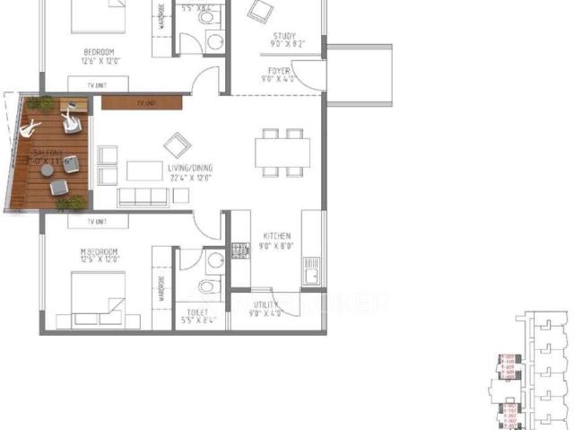 3 BHK Flat In Jrc Wild Woods, Gattahalli for Lease In Gattahalli