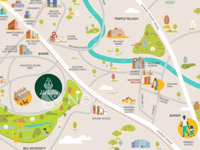 3 BHK Flat In Kalpataru Jade Skyline For Sale In Baner