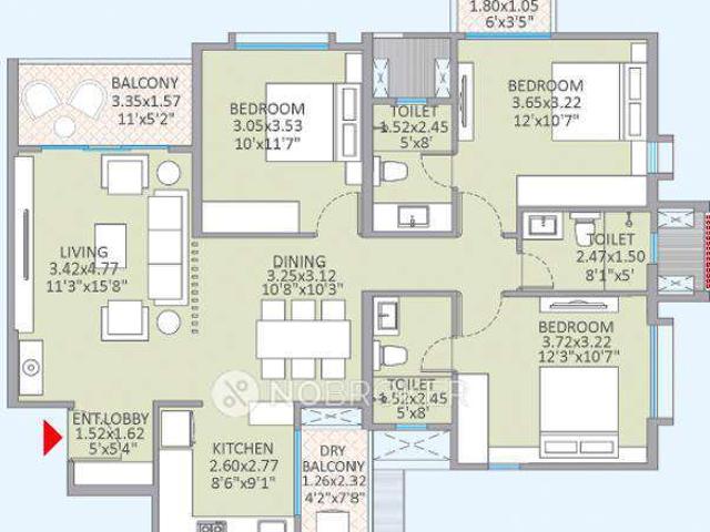 3 BHK Flat In Kolte Patil Little Earth For Sale In Kiwale