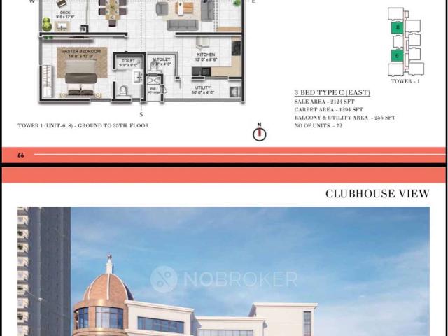 3 BHK Flat In Prestige Beverly Hills For Sale In Kokapet