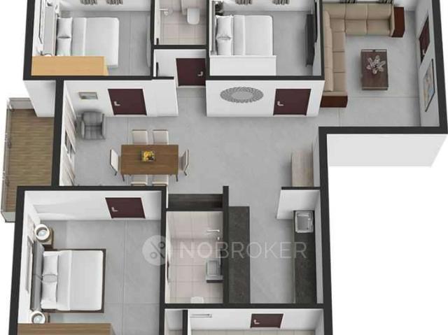 3 BHK Flat In Primark Northwave, Suraram For Sale In Suraram