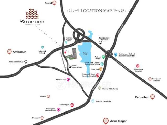 3 BHK Flat In Rwd Waterfront For Sale In Kolathur