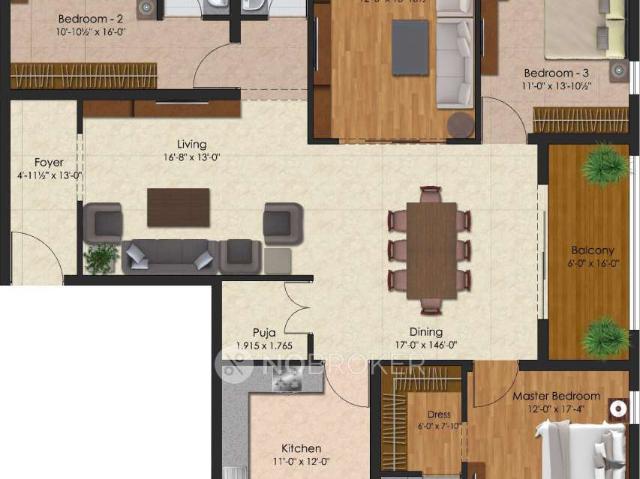 3 BHK Flat In Ss Vandana For Sale In T Nagar