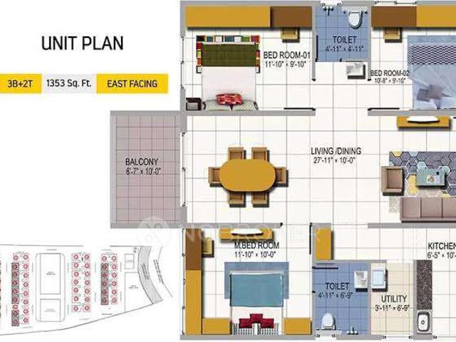 3 BHK Flat In Urbanrise On Cloud 33, Medchal For Sale In Medchal
