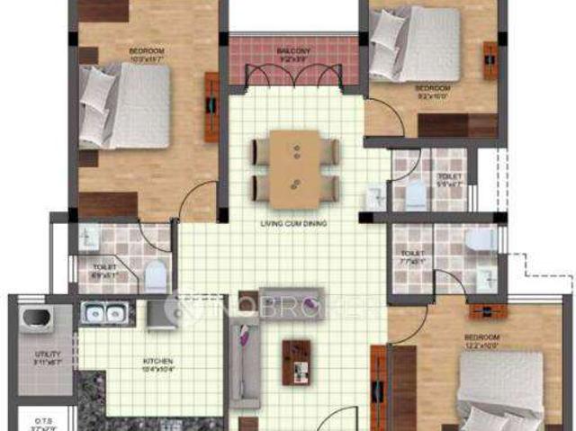 3 BHK Flat In Vnr Hywinds For Sale In Maduravoyal