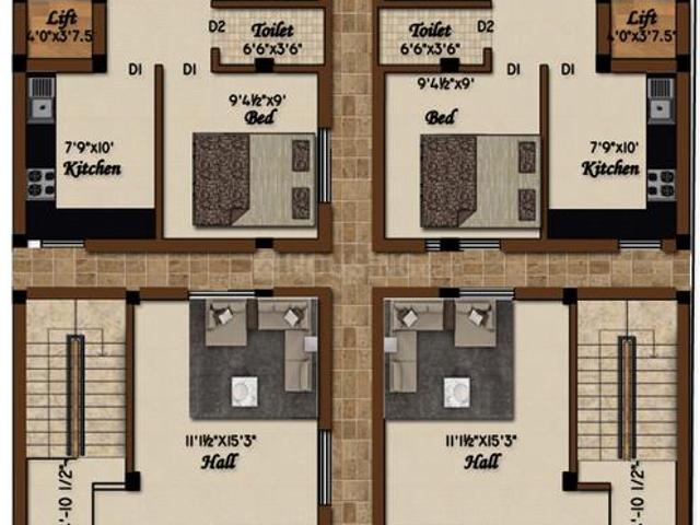 3 BHK Independent House in Pozhichalur for resale Chennai. The reference number is 19897725