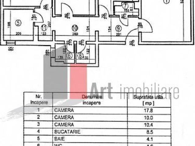 Apartament 3 camere iancului