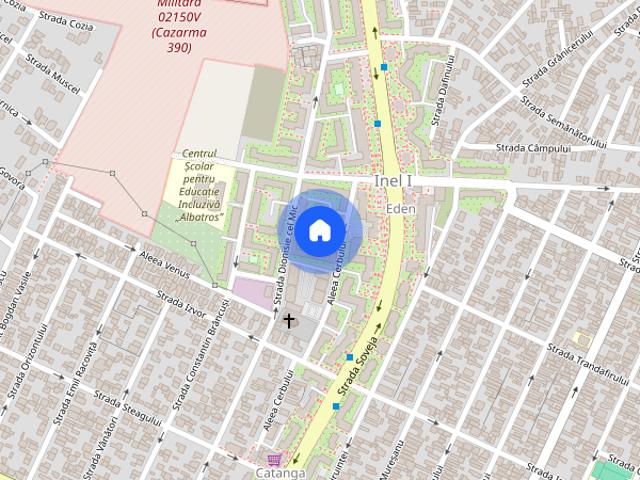 3 camere, etaj 1, centrală proprie, termen lung – EDEN