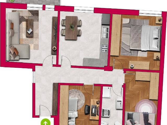 3 Camere in vendita a Treviso, Centro storico