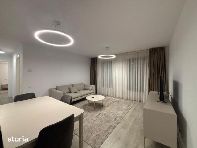 3 camere mobilat si utilat complet H Pipera Lake loc de parcare