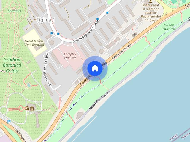 3 camere pe Faleza Dunarii cu vedere panoramica