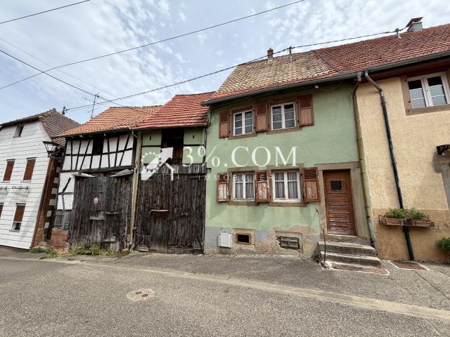 3%.COM EN EXCLUSIVITÉ à BOUXWILLER Maison mitoyenne à rénover de 56 m2