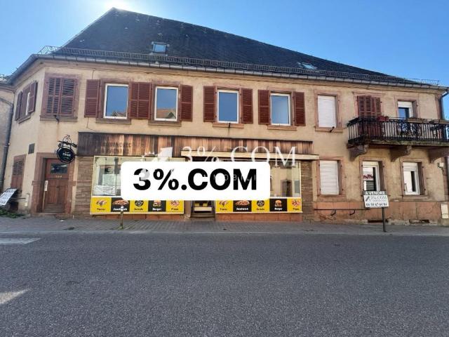 3%.COM LOCAL COMMERCIAL au centre de Dettwiller