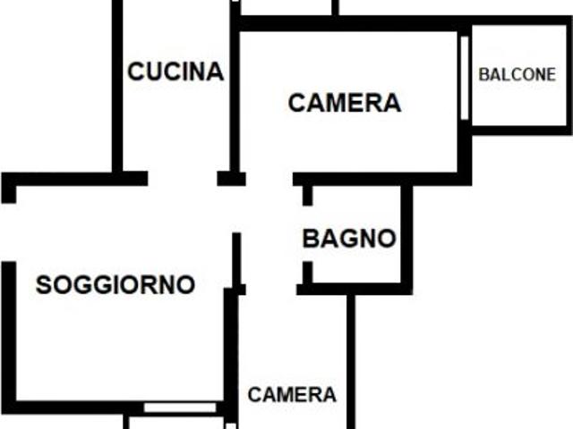3 locali con cantina